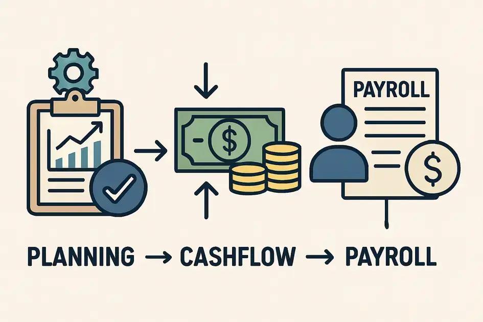 Como planejar caixa para folha e impostos sem sufoco