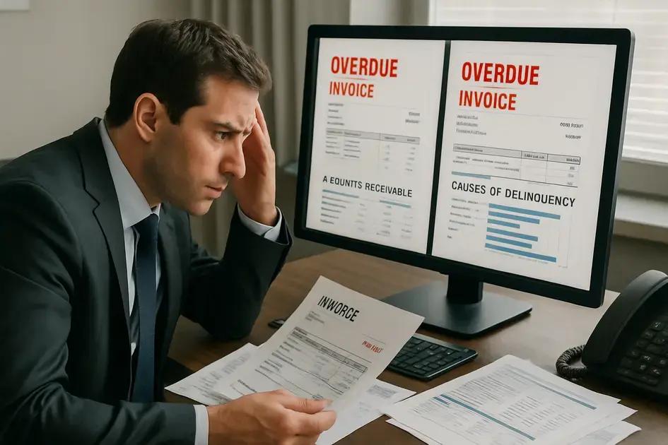 Principais causas do atraso e inadimplência no contas a receber